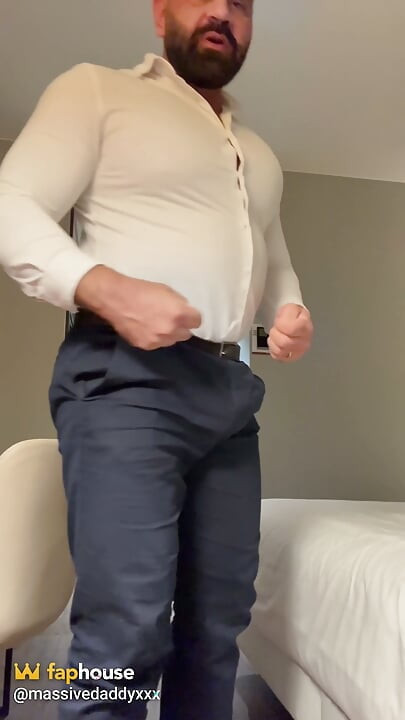 Business Muscle Stepdaddy Needs a Bitch to Relax