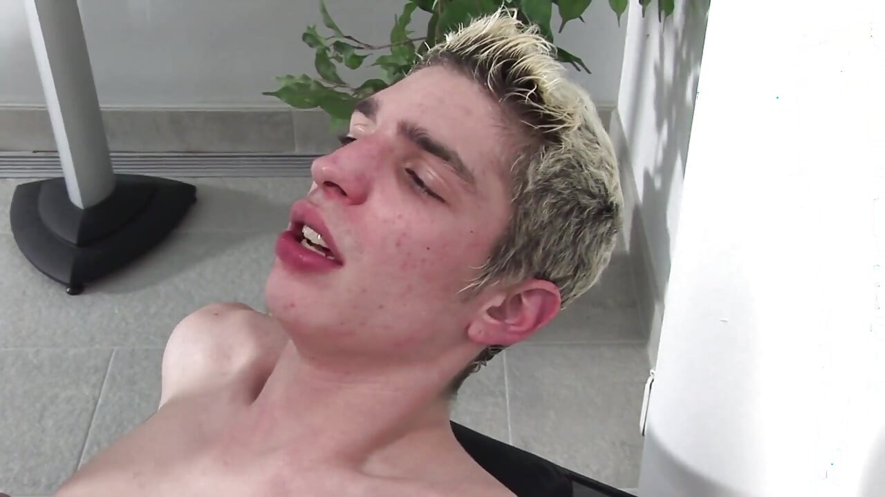 Two young handsome gays pleasure each other