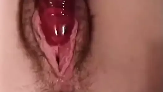 Hairy pussy solo