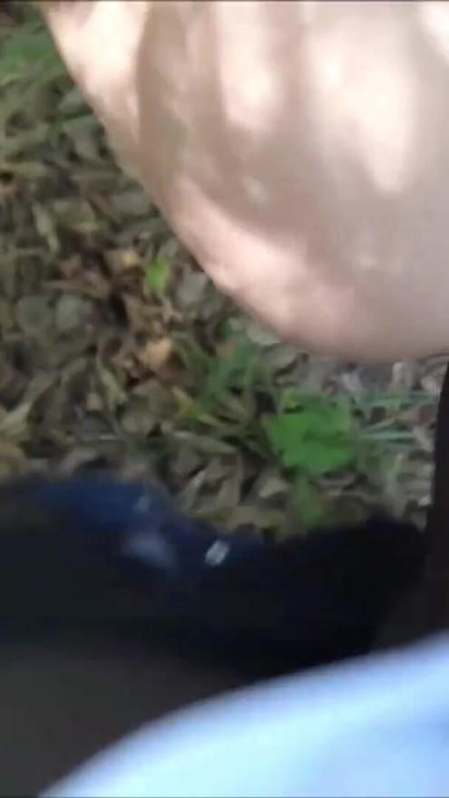 Big Dick Refugee Fuck German College Teen Public in Forest | Clip 1