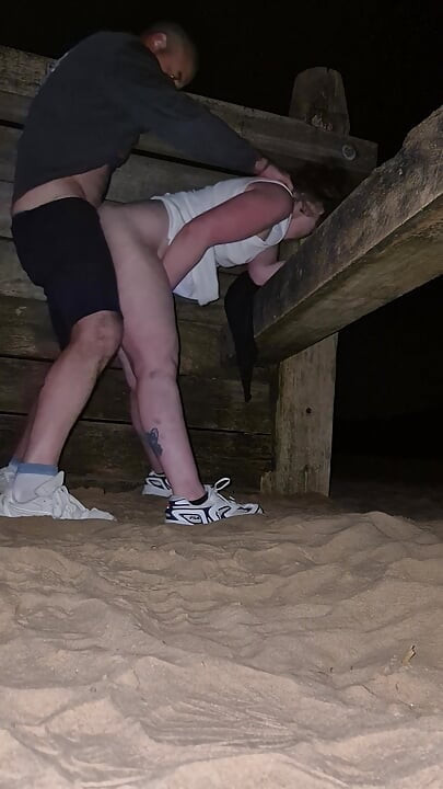 I Fucked Stepdaddy's Friend on a Late Night Beach Walk