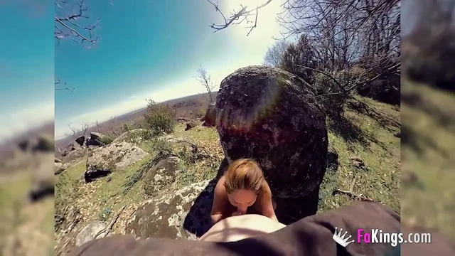 Submissive servant babe receives a sex lesson from her lord. Horny outdoor medieval sex!