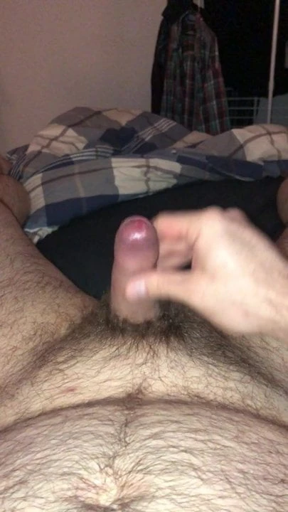 Handjob in my bed