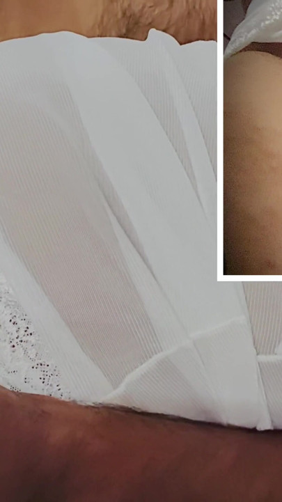 Horny couple role play.Husband fingers wife and the moaning enjoying sounds she makes will make any guy go hard | Clip 2