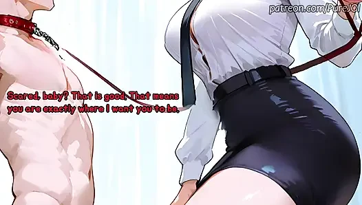Endure Makima's degradation test to become her filthy puppy (CBT JOI)