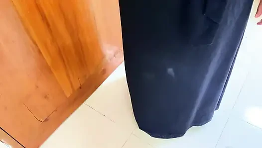 Beautiful Arab Girl Clean My Room When I Rent Her Airbnb Home, Now I See Her Huge Ass & Masturbat