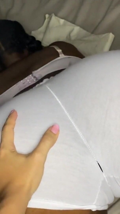 I record my best friend's cameltoe and end up her with a harness | Clip 1