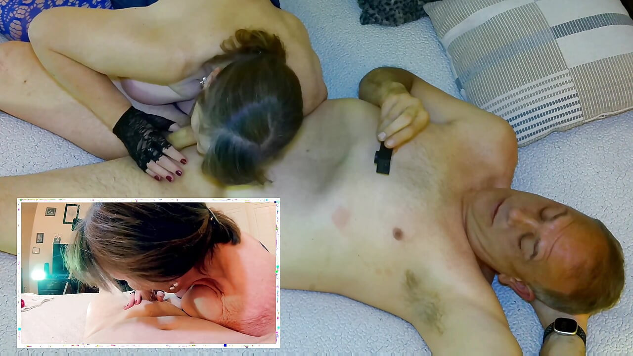 Stripteuza Înger albastru a bunicii Carmen suge, linge și fute! 72323fap
