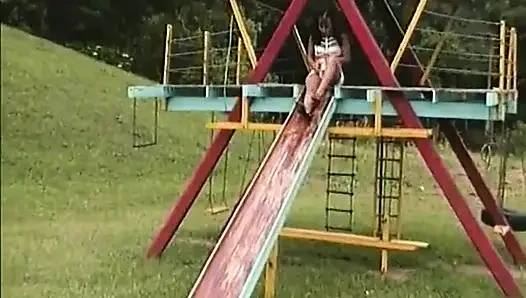 Crazy Outdoor Latina Double Teaming