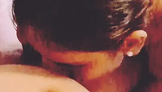 Cheating wife gives bj to her boyfriend in hotel room