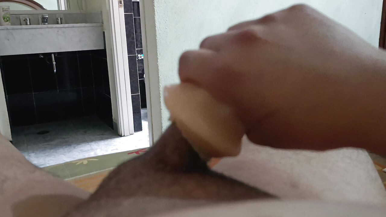 Watch me jerk off with my hand toy until it breaks and spurts out.
