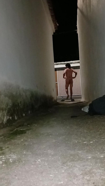 I lose a bet with my boyfriend and I have to go out in thongs at midnight