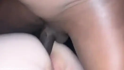 British BBW Deep anal pounding screaming orgasms creampie back of my car