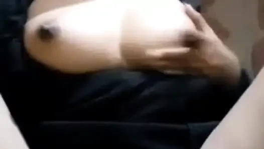 Real Veiled Ukhti Malay Shows Off Big Breasts part2