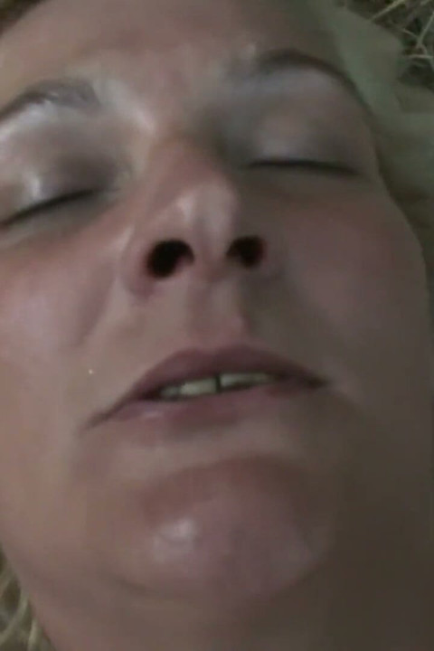 Blonde Sucks Cock and Rides It Outdoors