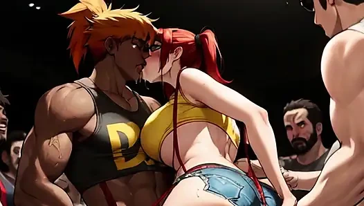 Misty mosh çukurunda büyük zenci içine alıyor