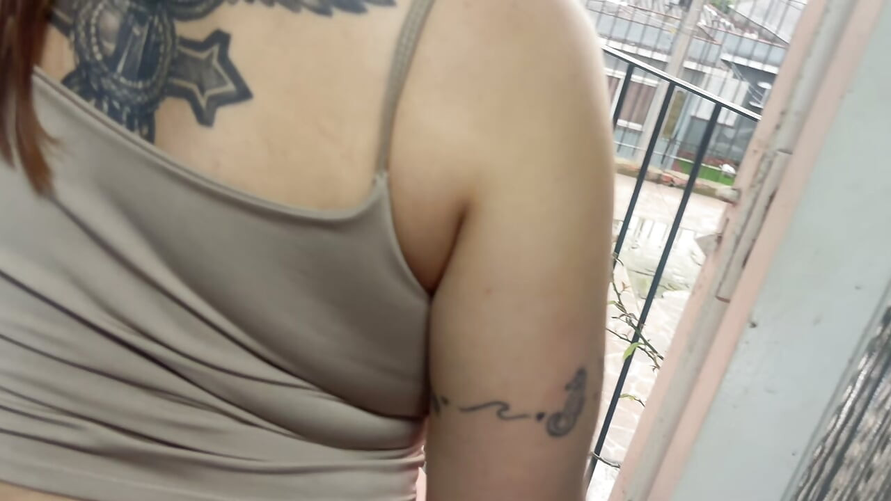 Camila Vegas - Anal in the Window Facing the Neighborhood & Thick Creampie