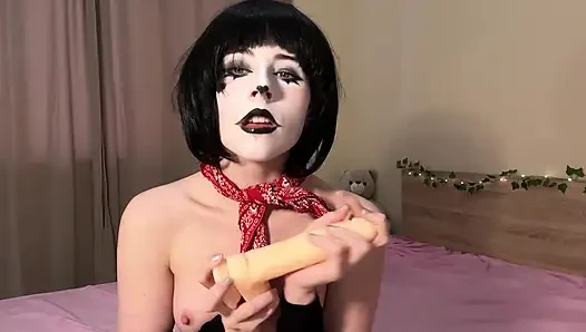 Goth Harley Quinn Pixie - Sinister Sweet Bed Play
