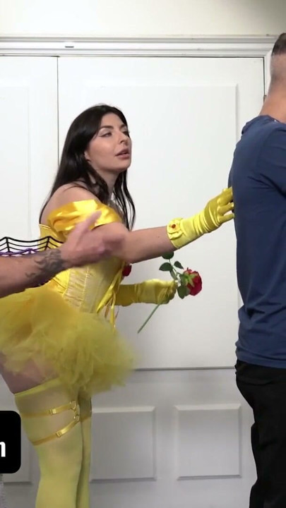DaughterSwap - Hot Stepdaughters In Costumes Keira Croft & Penelope Woods Take Their Stepdads Cocks | Clip 1