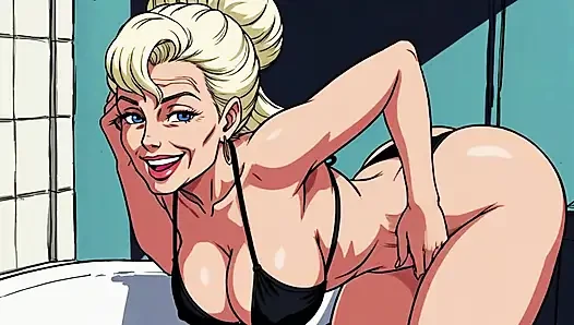 Ai Bathroom Scenes Teasing Shaking Ass