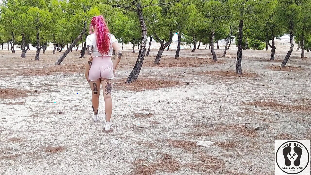 Outdoor Risky Running Sport Naked Risk in Park