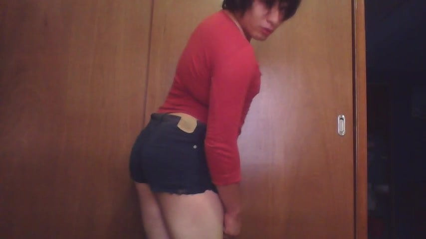 femboy in shorts