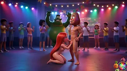 Episode 5 - Cute Strawberry Girl and Sweet Avocado Man Sharing Gentle Moments AI Hentait