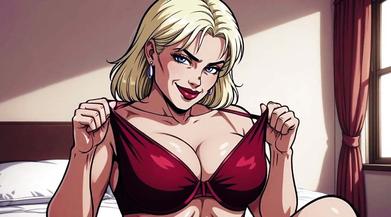 Ai viejas mujeres en dormitorio burlas y mostrando tetas