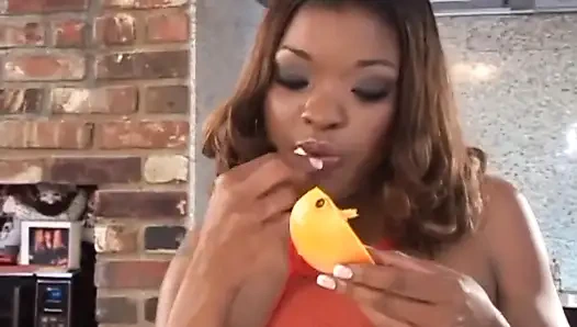 Big nipples black girl pussy fucking pussy licking in 69 position...cum in mouth