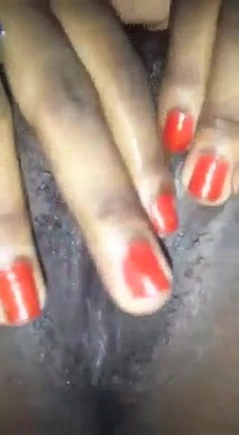 Bitch that I fuck rubbing her pussy