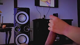 Fucking While We Watch Porn, Fills My Hairy Pussy with Cum