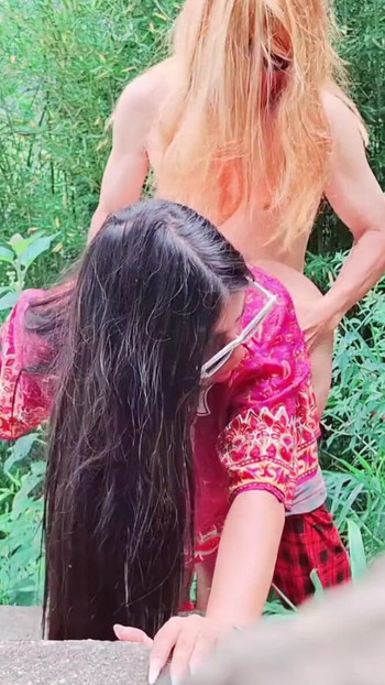 Iconic moment from "The old perverted hippie musician fucks his busty and big-assed peasant stepmother"