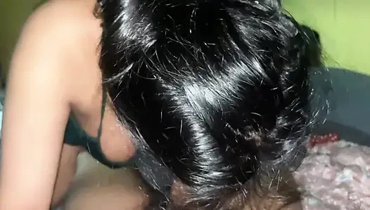 Beautiful stepsister's blowjob is so delicious that it makes you want more until sperm comes out in her vagina