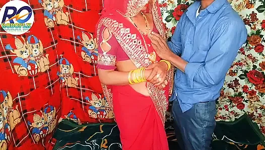 Seks dengan adik tiri ibu tiri, mengangkat kain sari merah dan diam-diam pergi ke desa untuk pernikahan dengan saudara tiri