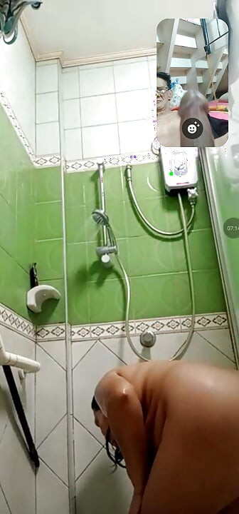 Early in the morning of july 07 video call to my wife