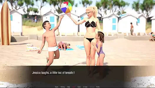 Jessica O'neil - Jessica and Mr. Parker Had a Moment... the L...to the Beach... Mr. Parker Fucked Jessica After Their Date.