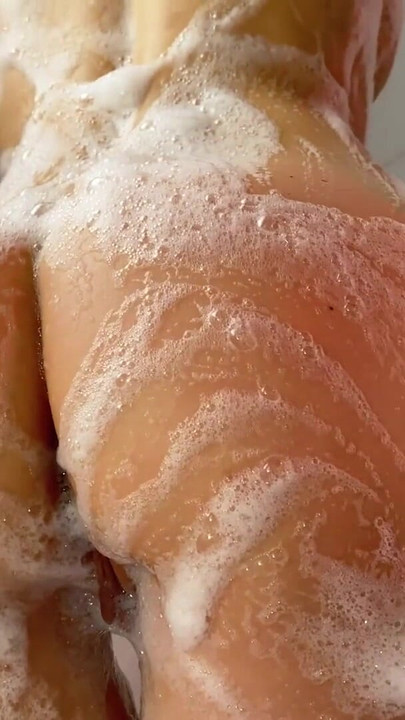 Lilu Moon Masturbates Wet Pussy with Big Vibrator & Intensive Orgasm in the Bathroom | Clip 1