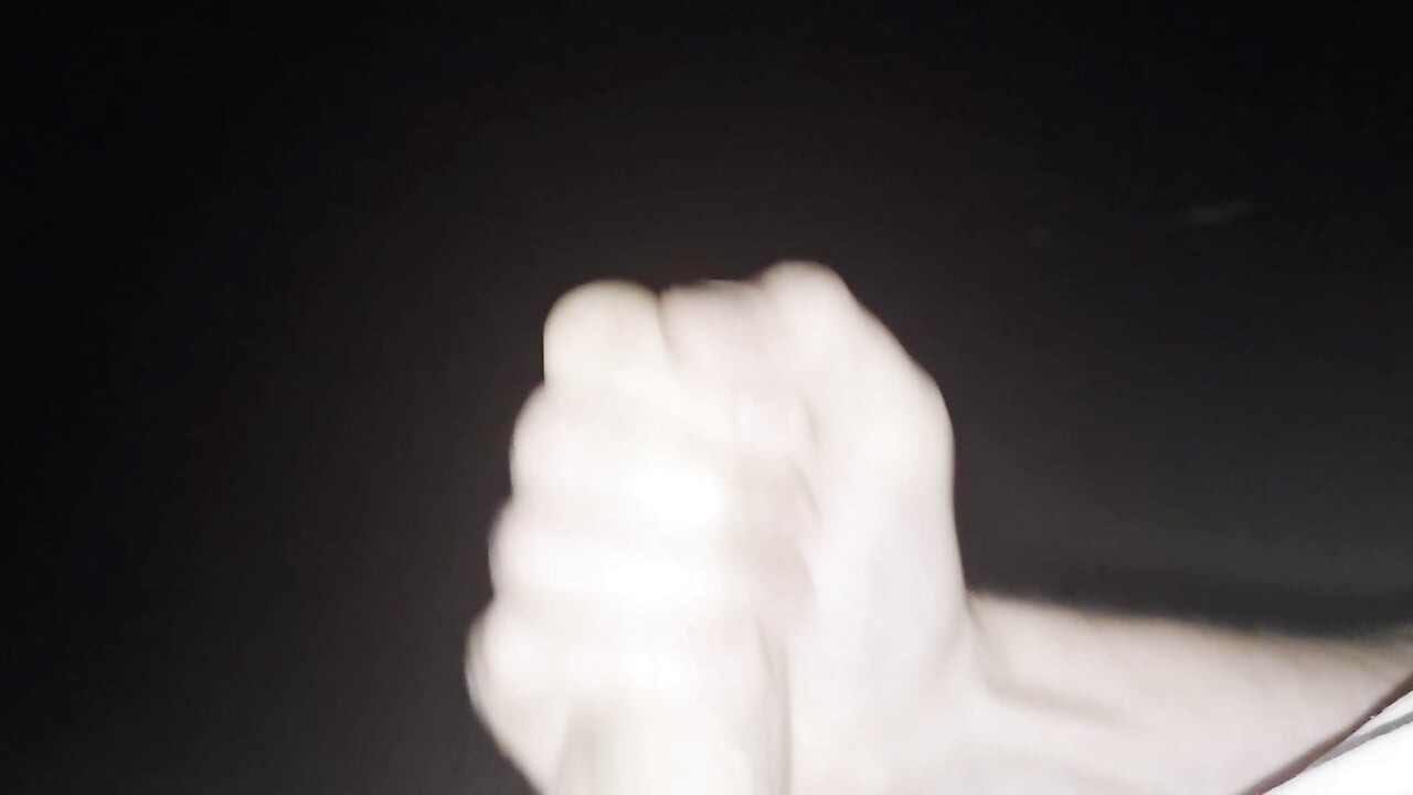 Nighttime masturbation on the dike
