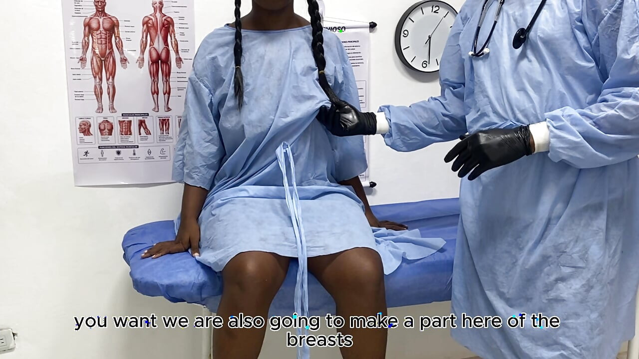 Elle va chez le docteur pour changer ses prothèses et le docteur lui met sa bite