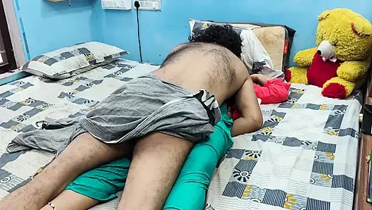 Girl suck boy chest and boy removing girl dress hot romance