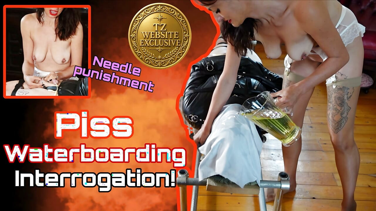 Femdom Piss Play Bondage Interrogation Game