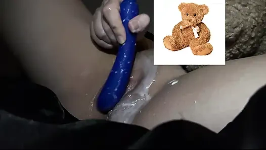 4k-ASMR YOGURT FOOD FETISH- KINKY STEPSISTER MASTURBATES WITH DILDO- CUMFLATION HENTAI-  -ARABIAN SNOWWHITE