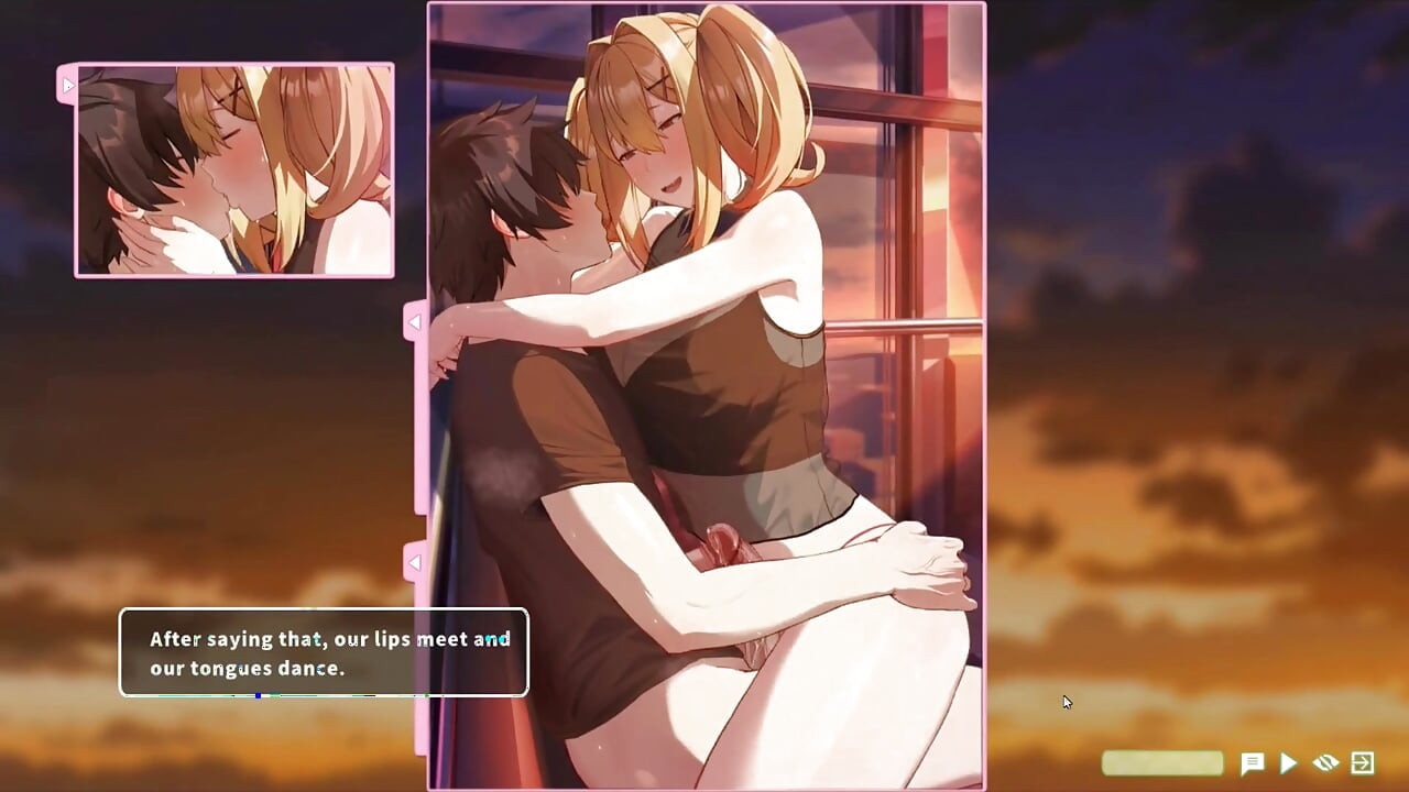 Hentai Game - Letnja clover - ferris wheel sex - jebanje plavuše na ferris točku