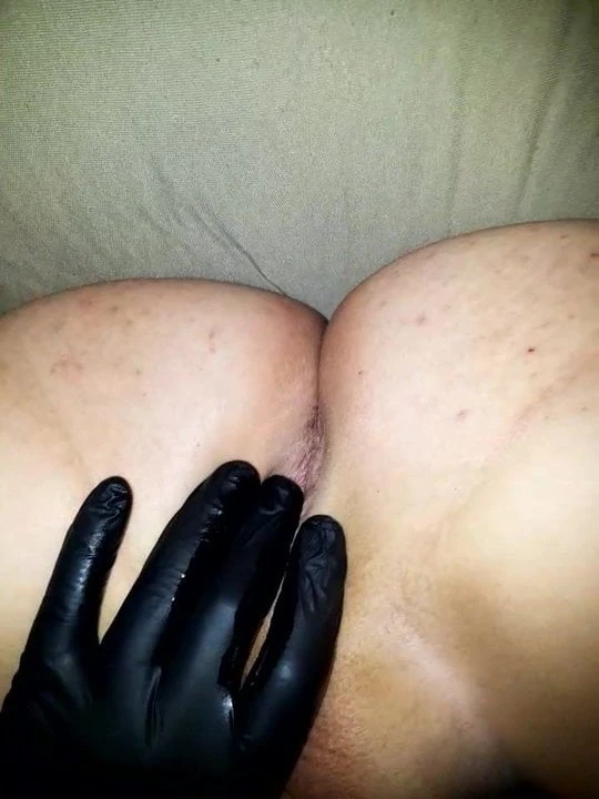 Having fun in front of mirror
