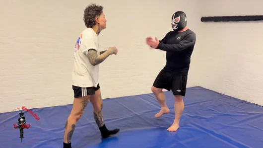 Kourtneyinked Wrestles Pathetic Guy