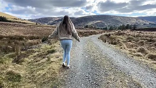 Emergency While Walking on the Public Trail but Had to Wet My Jeans