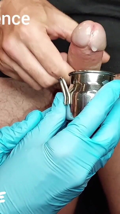 Stunning moment from "Cum Volume Experiments: Part 2 (Milking-time)"