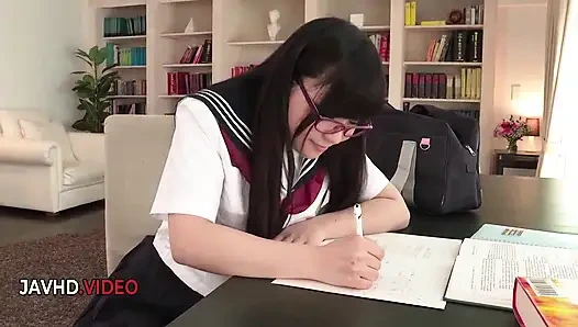 Rara Unno Delivers Stellar Classroom Blowjob For Grades Plus Hot Action