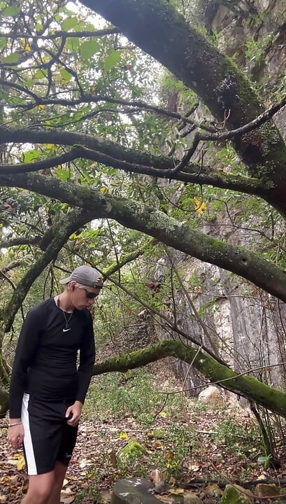 Hiker Bro goes Off-Trail to Jerk Off