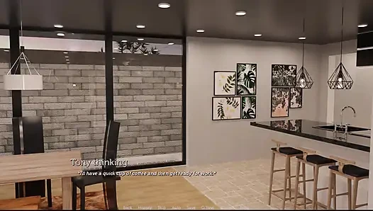 Das abenteuerlustige paar 112 Anne hat ihre Aktivitäten in der Boutique und im Salon gemacht